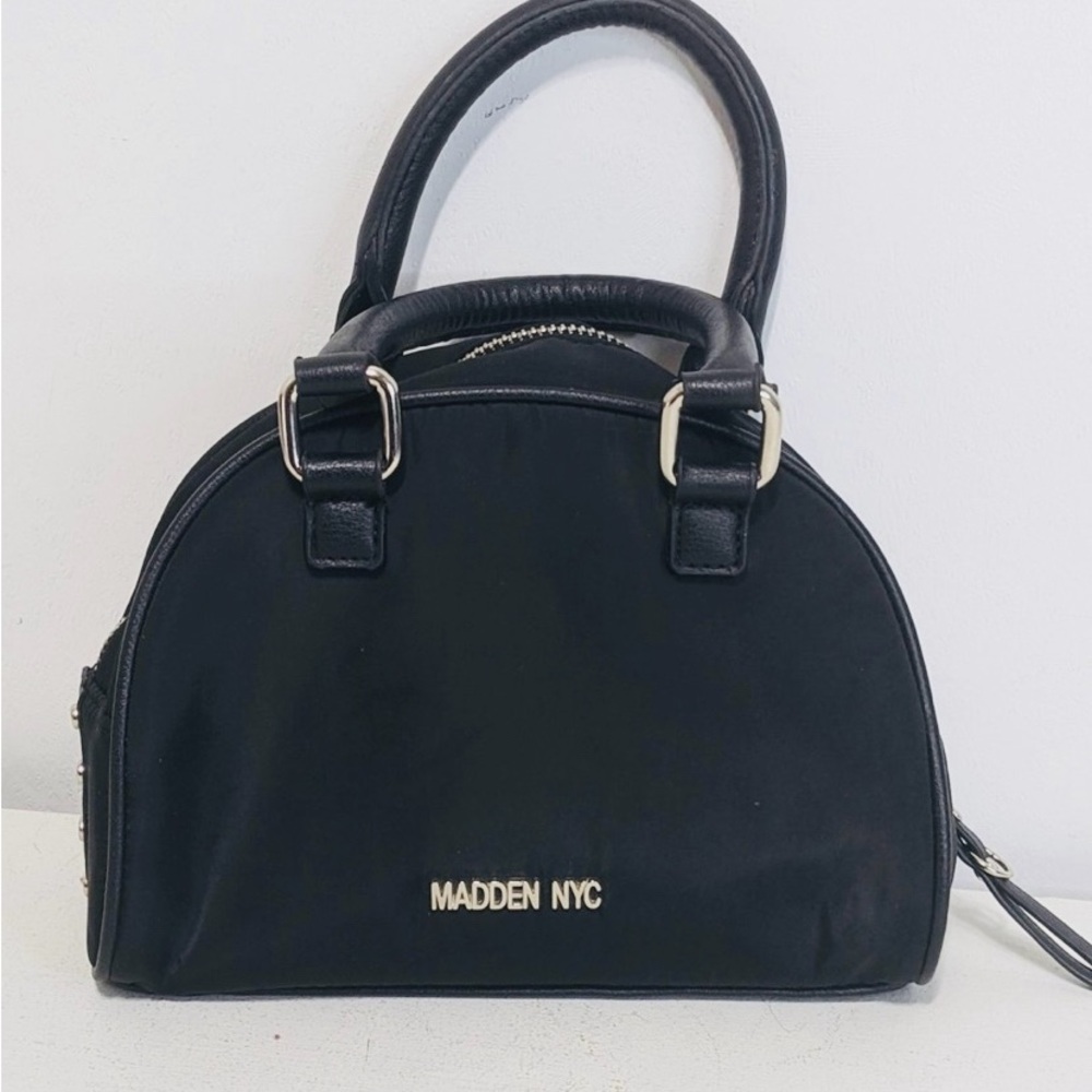 Rehab Bag Madden NYC Crossbody Shoulder Bag Crystal OverlayGuitar Strap GC - Picture 3 of 10